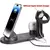 carregador 7 em 1 sem fio suporte almofada para iphone 15 14 13 12 11 x apple wa - comprar online