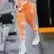 Imagem do Mulheres atlético tie dye ginásio leggings levantamento de bunda treino grosso