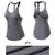 Mulheres ginásio topos preto sem mangas yoga topo feminino camisa de fitness gi