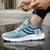 Homens sapatos esportivos casuais respirável tênis leves ao ar livre malha pre