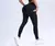 Imagem do Mulheres v voltar sem costura leggings ginásio outfit leggings de fitness ao ar