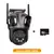 Câmera ip wi-fi de três telas, externa, 4k, lente dupla, ptz, ai, detecção h - BC SHOP ONLINE