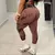 Mulheres atlético tie dye ginásio leggings levantamento de bunda treino grosso - comprar online