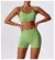 Seamless Yoga Gym Fatos com Shorts para Mulheres, Top Curto, Sexy Bra, Calças R - loja online