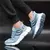 Homens sapatos esportivos casuais respirável tênis leves ao ar livre malha pre na internet