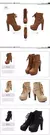 2025 novas bombas femininas sapatos das mulheres botas de sola grossa rendas até senhoras botas de tornozelo confortáveis saltos stiletto botas altas mujer - loja online