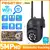 5mp hd inteligente cor visão noturna wifi câmera ptz 4x zoom vigilância de se