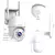 Lenovo 5mp inteligente wifi câmera ptz ao ar livre 5x zoom digital rastreamento - BC SHOP ONLINE