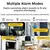 5mp hd inteligente cor visão noturna wifi câmera ptz 4x zoom vigilância de se - comprar online