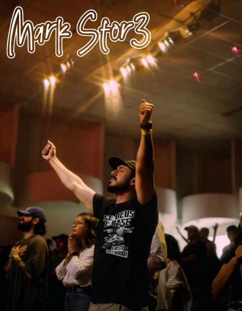 Camiseta Streetwear Cristã Se Deus é Base MarkStor3 - Unissex