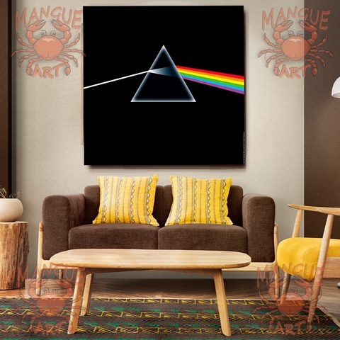 Pink floyd, The Dark side off the moon - Arte em Tela Acetinada - comprar online