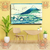 Imagem do Quadro Decorativo Japonês -Arte Ukiyo-e Umezawa Manor in Sagami - Katsushika Hokusai - Impressão em Tela Acetinada.