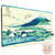 Quadro Decorativo Japonês -Arte Ukiyo-e Umezawa Manor in Sagami - Katsushika Hokusai - Impressão em Tela Acetinada.