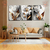 Kit de Quadros Decorativos Trio Floral Lírio e Tulipas - Decoração Moderna para Sala, quarto. Pronto para Pendurar - loja online