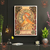 Quadro decorativo art nouveau. Alphonse Mucha: Zodiaco. Impressão em tela acetinada. na internet