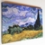 Quadro decorativo tela , Van Gogh, campo de trigo com ciprestes. impressõa em tela acetinda, pronto para pendurar.