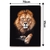 Quadro decorativo grande, Leão de Judá, decoração para sala, quarto, escritorio. - loja online