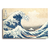Quadro tela A grande onda de kanagawa. (katsushika Hokusai) na internet