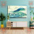 Quadro Decorativo Japonês -Arte Ukiyo-e Umezawa Manor in Sagami - Katsushika Hokusai - Impressão em Tela Acetinada. na internet