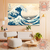 Quadro tela A grande onda de kanagawa. (katsushika Hokusai) - mangueart