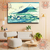 Quadro Decorativo Japonês -Arte Ukiyo-e Umezawa Manor in Sagami - Katsushika Hokusai - Impressão em Tela Acetinada. - comprar online
