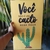Imagem do Quadro decorativo com frase. Você não é um cacto beba água! Quadro para presente. quadro com frases criativa
