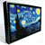 Quadro Decorativo Noite Estrelada de Van Gogh - Arte em Tela Acetinada, Moldura Flutuante, Alta Qualidade, Pronto para P - comprar online