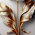 Imagem do Quadro Decorativo Flor Tulipa Branca e Dourada - Elegância em Tela Acetinada, Impressão de Alta Qualidade, Pronto para P