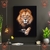 Quadro decorativo grande, Leão de Judá, decoração para sala, quarto, escritorio. - loja online