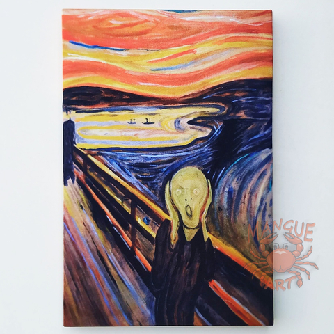 Edvard Munch - O grito - Arte em Tela Acetinada
