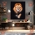 Quadro decorativo grande, Leão de Judá, decoração para sala, quarto, escritorio. na internet