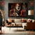 Quadro Decorativo Rei Leão no Trono - Arte Majestosa em Tela, Pronto para Pendurar - comprar online
