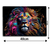 Quadro decorativo extra grande. leão colorido para sala. tela acetinada. - loja online