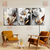 Kit de Quadros Decorativos Trio Floral Lírio e Tulipas - Decoração Moderna para Sala, quarto. Pronto para Pendurar - comprar online