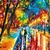 Quadro releitura de Leonid Afemov Dream come true art. - mangueart