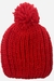 Touca Vermelha com Pompom - comprar online