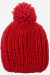 Touca Vermelha com Pompom - comprar online