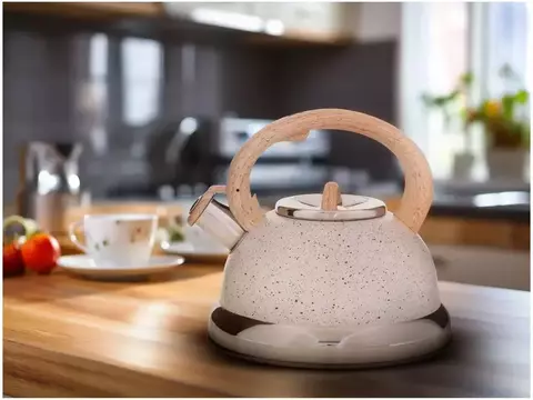 Chaleira Inox com Apito Vanilla 2,7L – Calma, Elegância e Sabor no Seu Chá