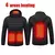 23 áreas jaqueta aquecida masculina inverno usb elétrico parkas inteligente au - Traço Nobre