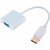 CABO ADAPTADOR DISPLAYPORT PARA VGA BRANCO - FLEX