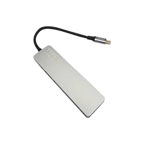 HUB MULTIFUNCIONAL LEITOR DE CARTOES TYPE-C KP-AD117 - KNUP