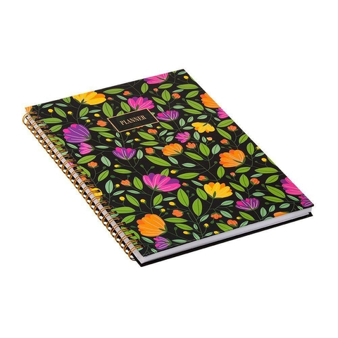 PLANNER CAPA DURA 177x240mm - BOTÂNICA - 80FLS - BRW