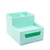 ORGANIZADOR DE MESA 4 COMPART. COM GAVETA VERDE PASTEL - BRW
