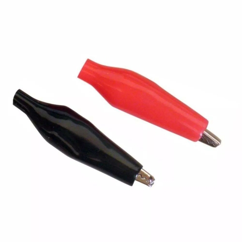 KIT GARRA DE JACARÉ 2,7CM 5A GRJC0002 PRETA E VERMELHA STORM