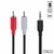 CABO DE ÁUDIO 2 RCA MACHO PARA P2 3.5MM 2 METROS - PCYES na internet