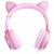 FONE HEADSET KITTY EAR COM MICROFONE KE120R - VINIK na internet