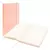 CADERNETA PAUTADA CAPA DURA A5 - ROSA PASTEL 80FLS - BRW