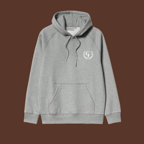 MOLETOM CANGURU "LOGOCLASSIC" GRAY - comprar online