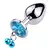 Plug Anal de Metal com Pingente - EUFHORIA SEX SHOP