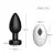 Plug anal butt vibrador App controle sem fio
